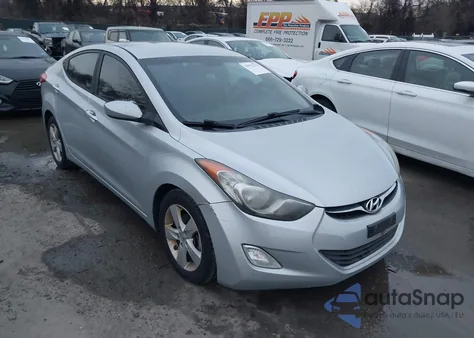 2013 Hyundai Elantra Gls из США, поврежденный, VIN 5NPDH4AE3DH280016